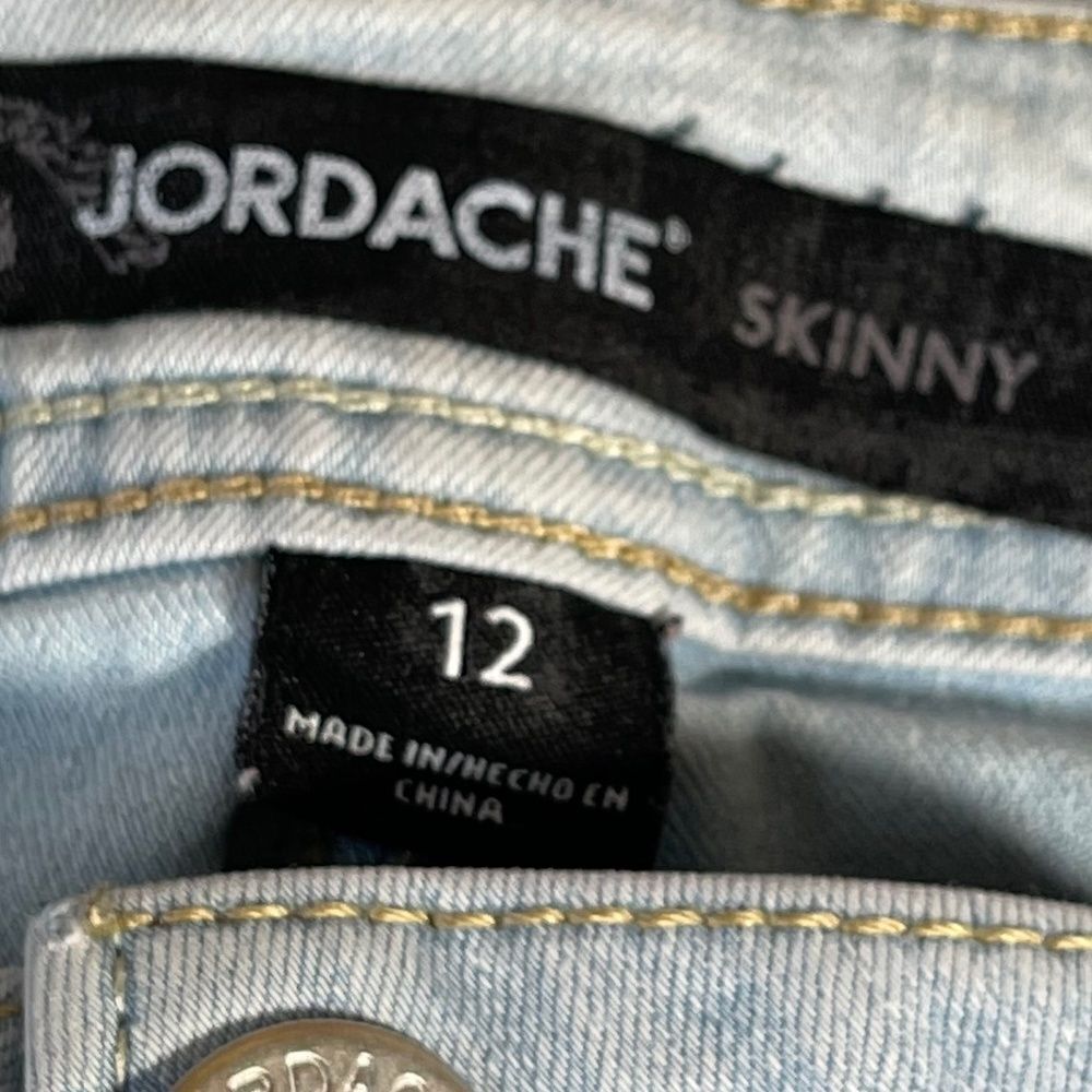 Jordache Light Enzyme Wash Vintage High Waist Jeans Sz 12 - Picture 2 of 6